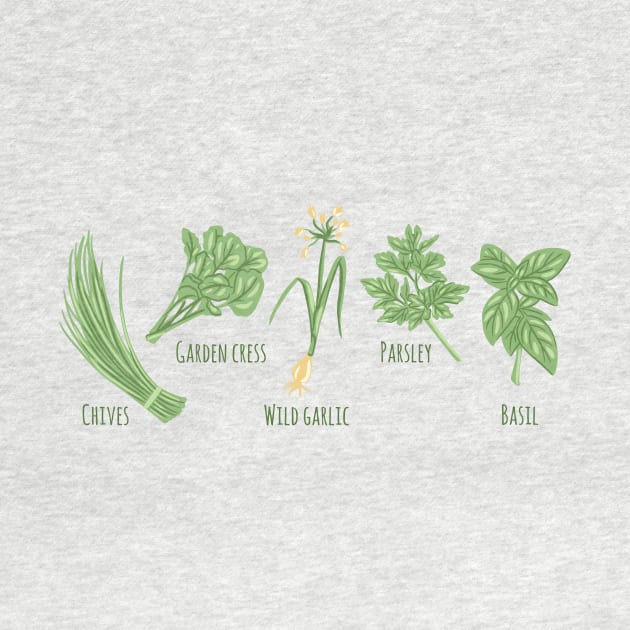 Kitchen Herbs by LAPublicTees